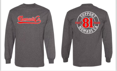 Mens grey long sleeve